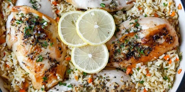 Lemon Chicken and Rice